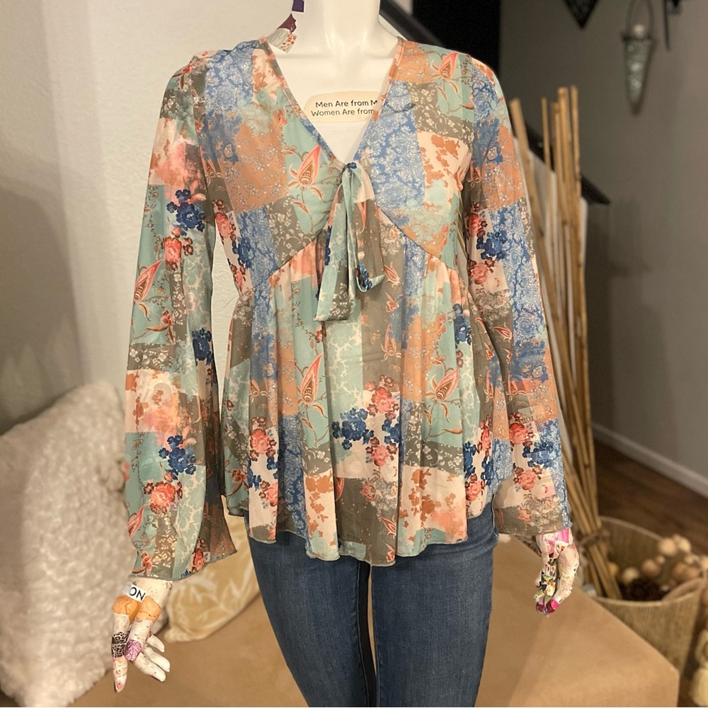 Floral Long Sleeve Blouse